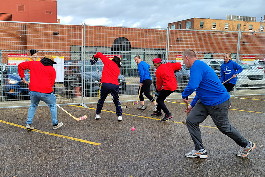 Road hockey returns to NorQuest